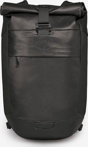 Osprey Sports Backpack 'Transporter Roll Top' in Black: front