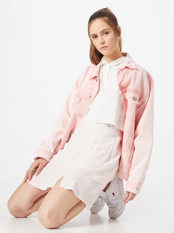 Tommy Jeans Sukně – pink