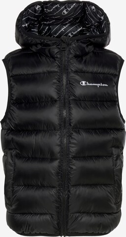 Champion Authentic Athletic Apparel Vest in Black: front