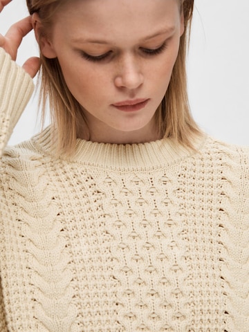 SELECTED FEMME Pullover 'Brianne' in Beige