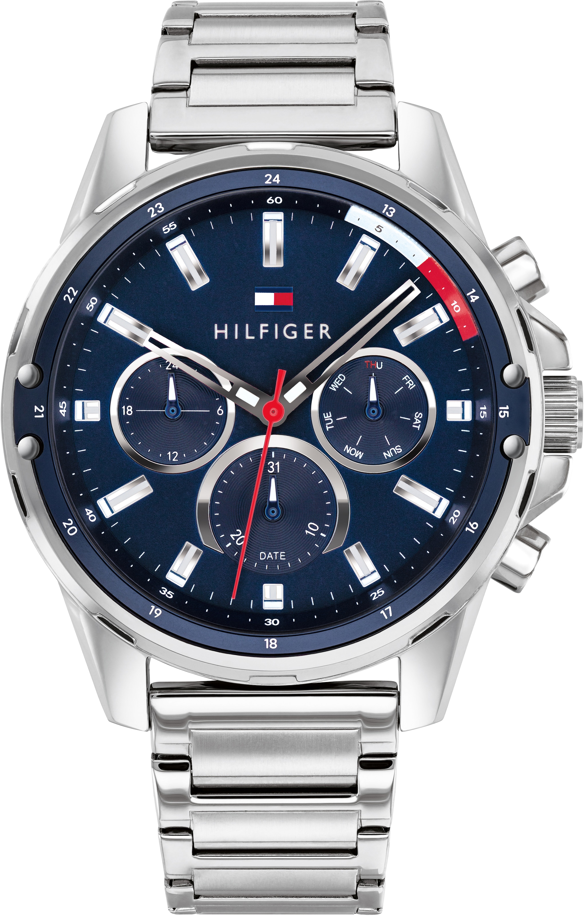 TOMMY HILFIGER Uhr 'Mason' in Silber