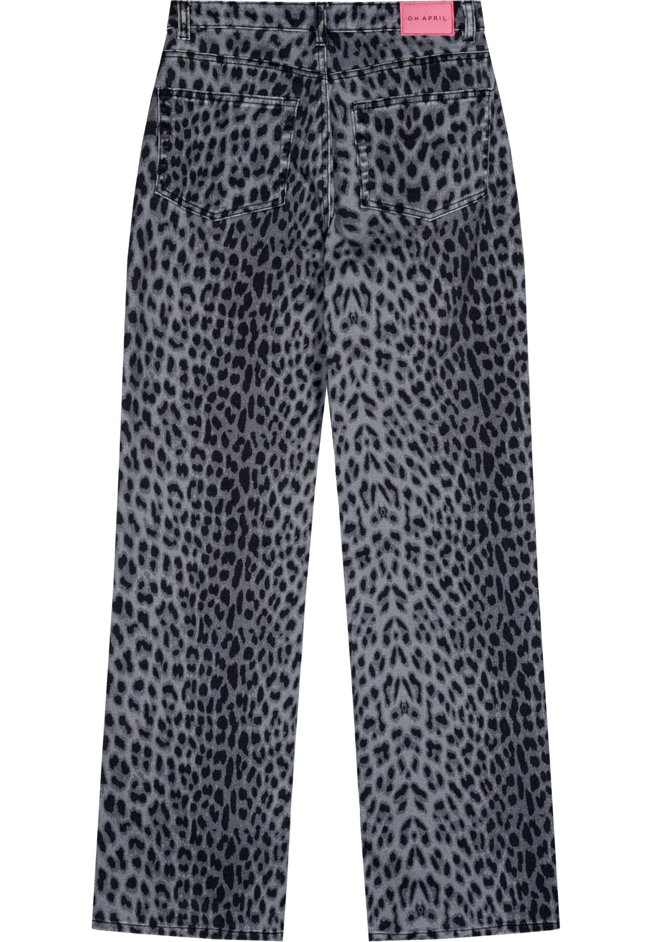 OH APRIL Loosefit Farkut 'Kai' värissä harmaa