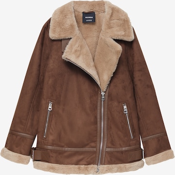 Veste d’hiver Pull&Bear en marron : devant