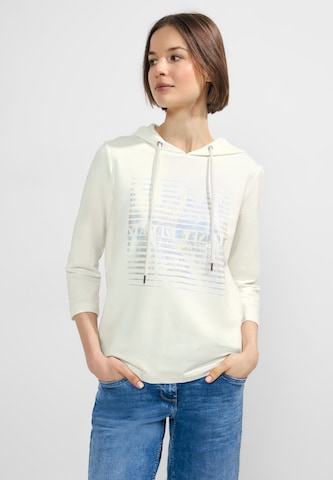 CECIL Sweatshirt in White: front