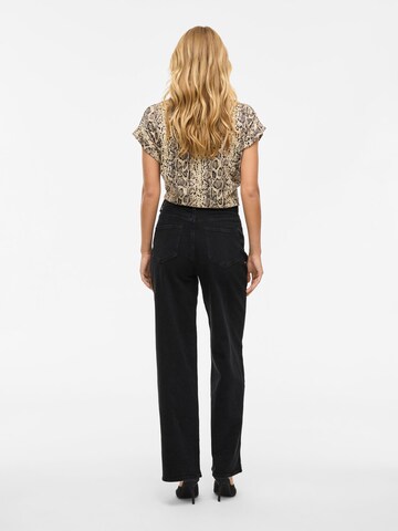 VILA Wide Leg Jeans 'VIFreya' i sort