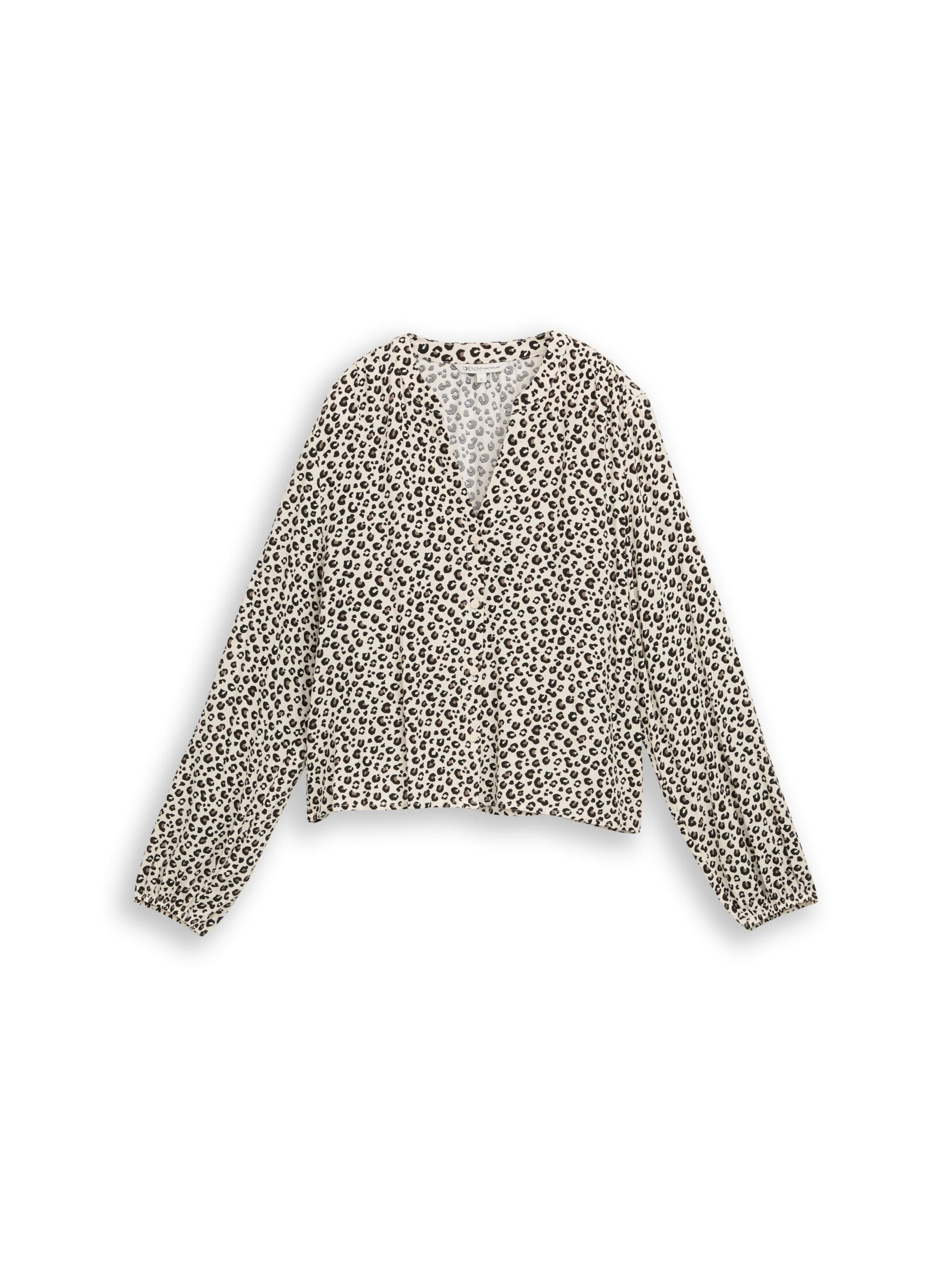 Chemisier TOM TAILOR DENIM en beige : devant