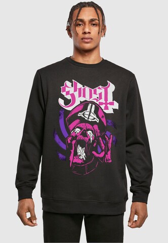 Merchcode Sweatshirt 'Ghost - Papa The Stuff' in Black: front