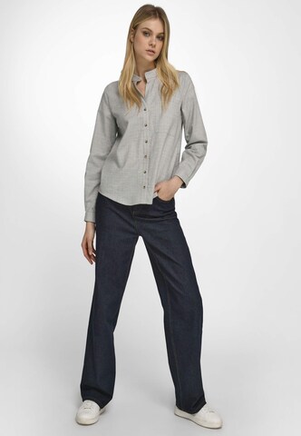 Fadenmeister Berlin Blouse 'Cotton' in Grey