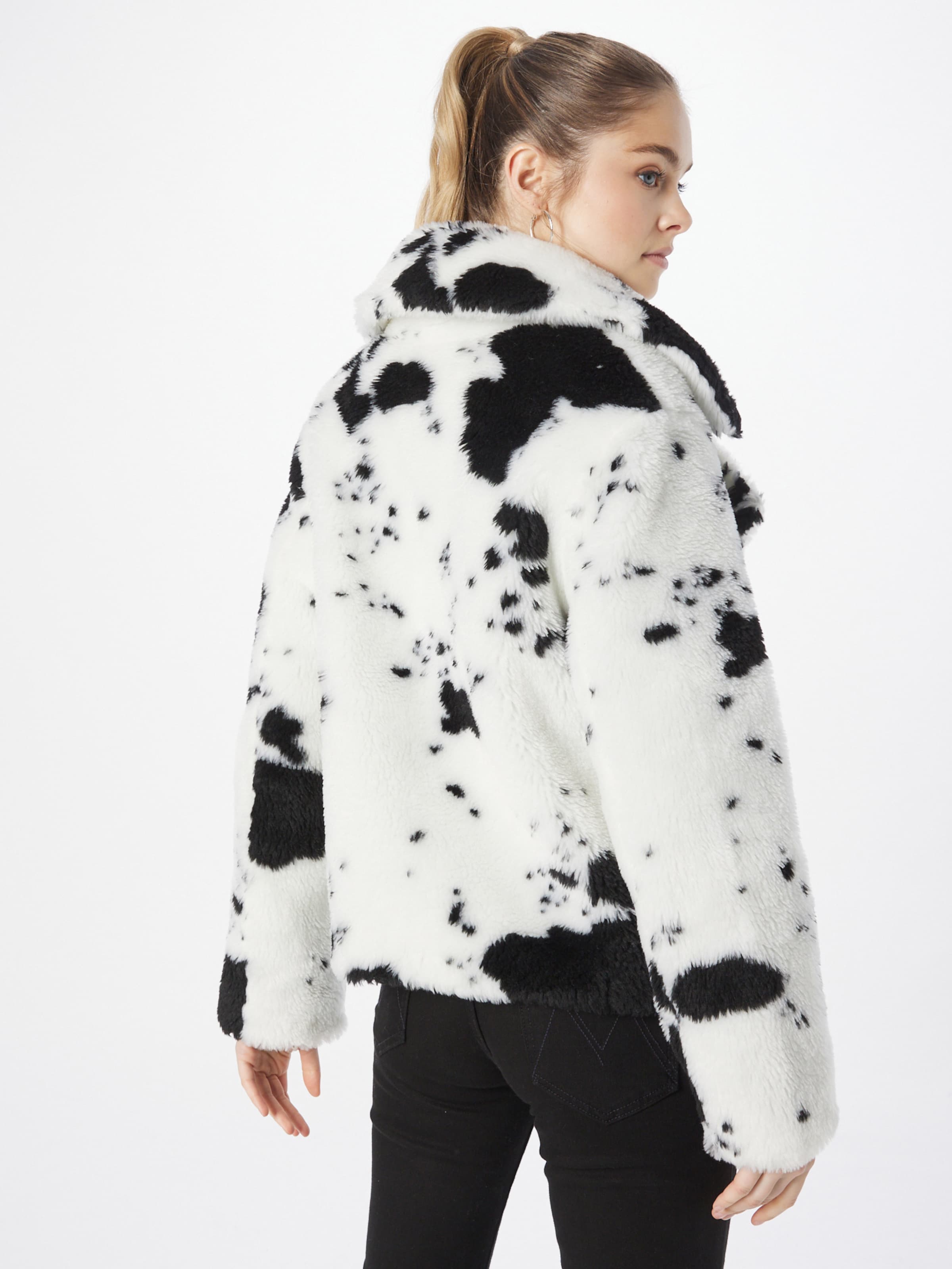 River island white fur deals coat