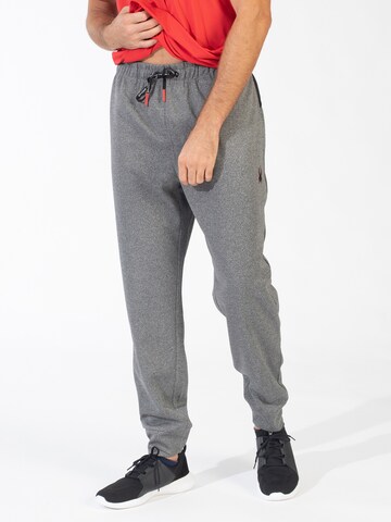 Spyder Regular Workout Pants in Grey: front