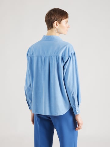 BOSS Orange Blouse 'Bluma' in Blauw