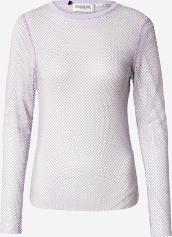 T-shirt Essentiel Antwerp en violet : devant