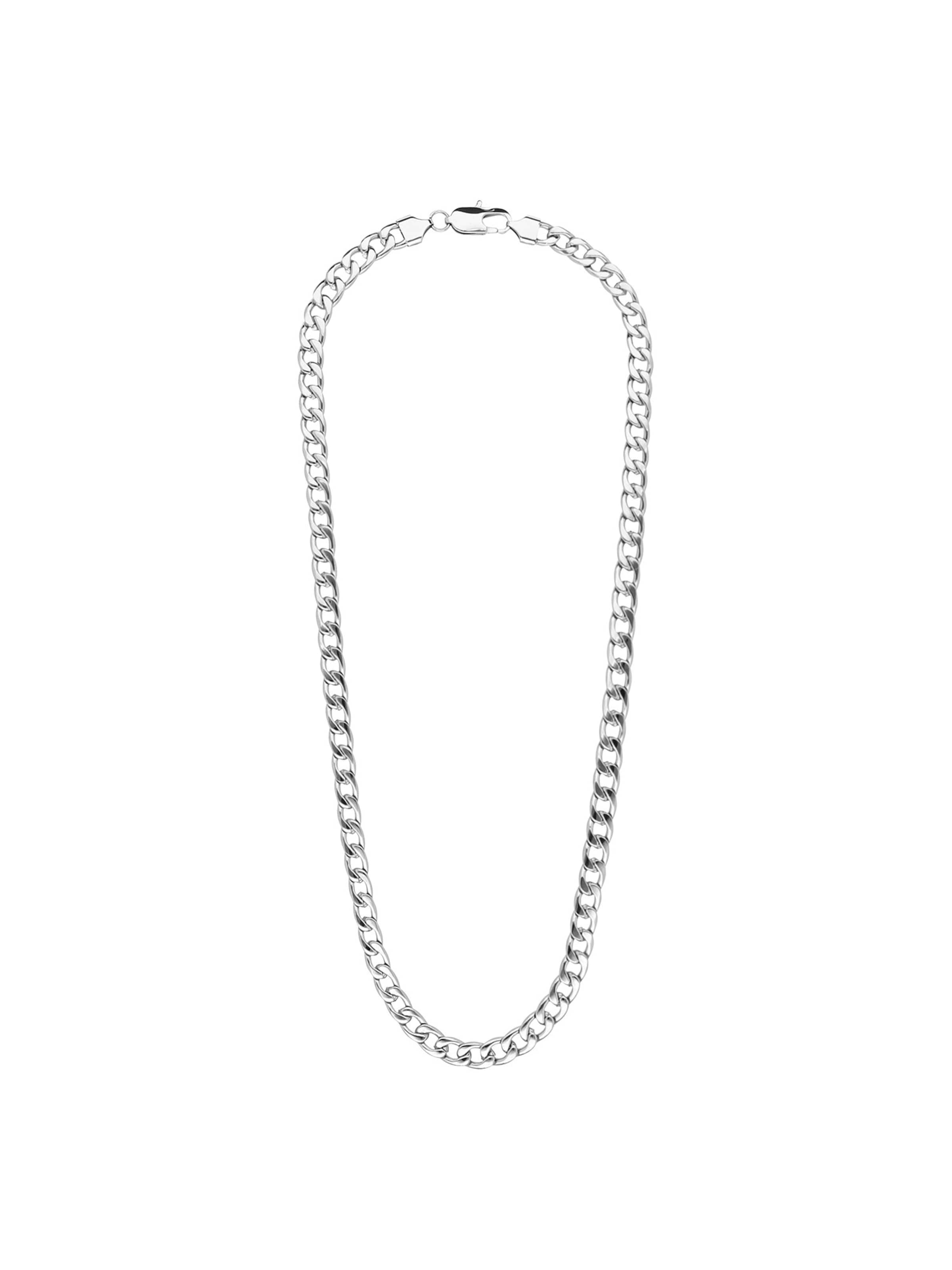 Lucardi Ketting 'Statement' in Zilver: voorkant