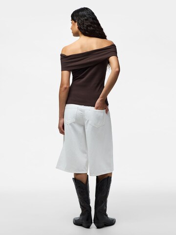 PIECES Top 'PCGeorgina' in Braun