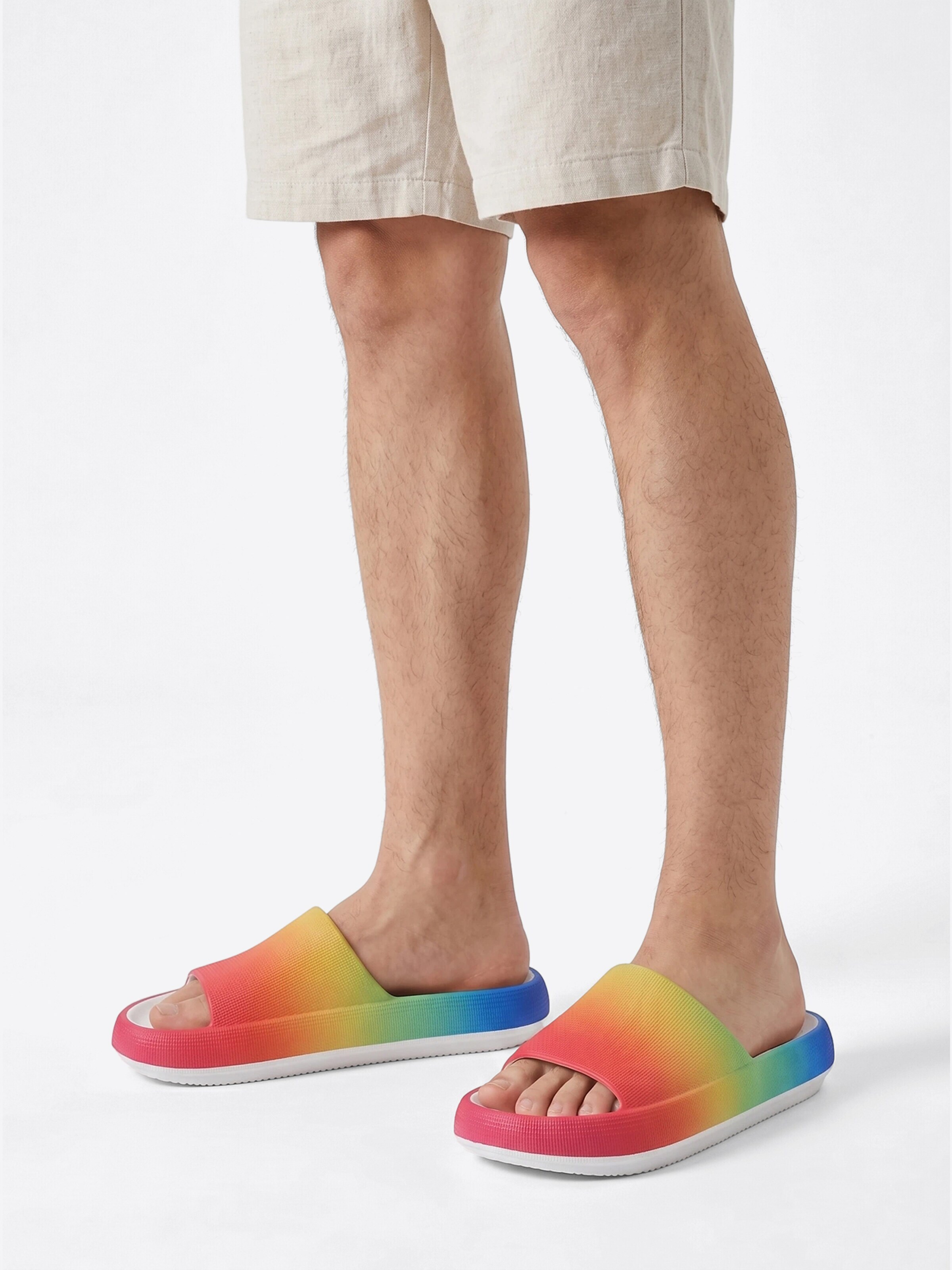 Youecci Slippers 'printed slippers' in Mixed colors: front