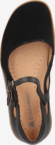 EL NATURALISTA Ballet Flats 'Viajero' in Black