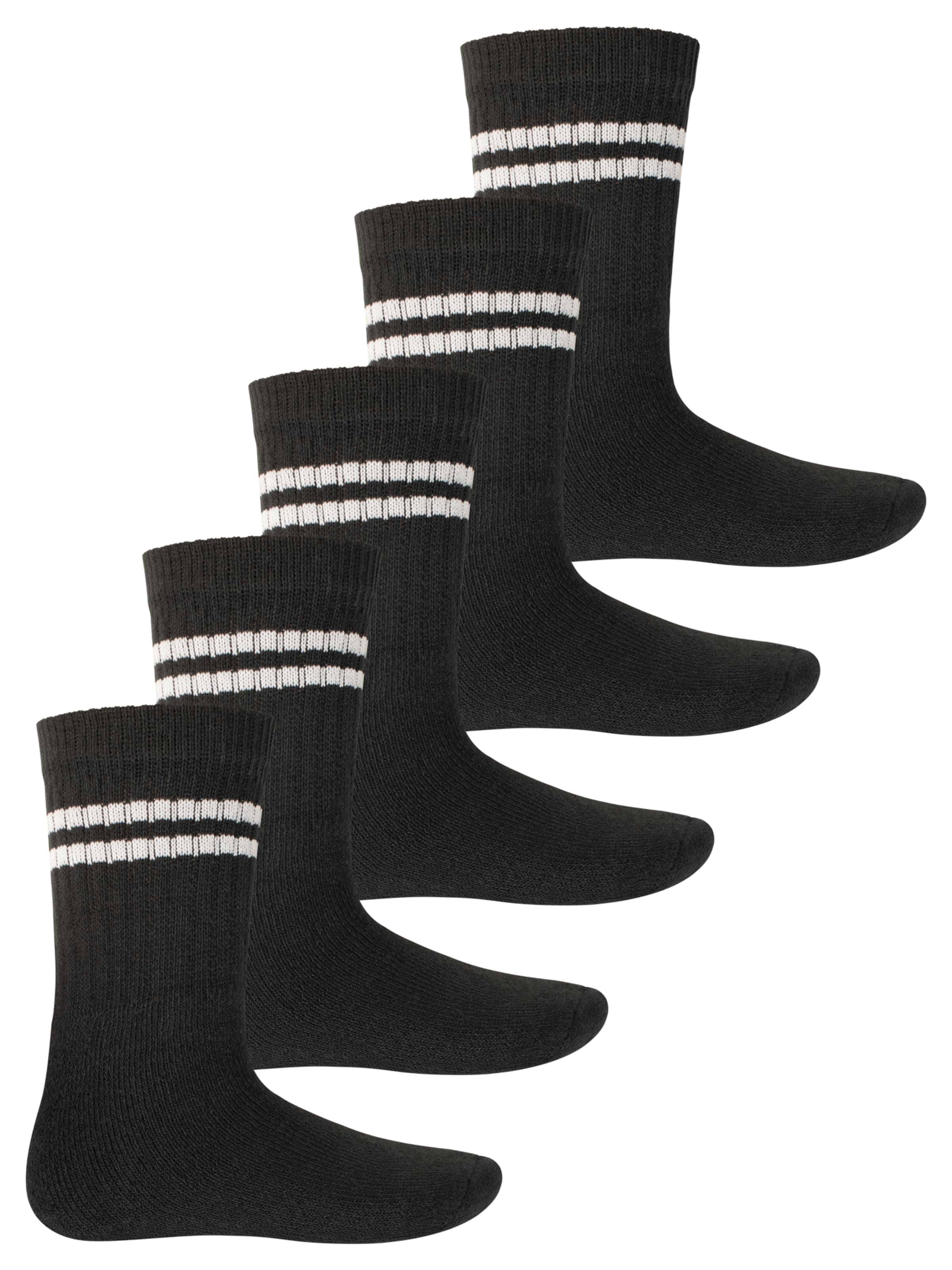 MT Sportsocken 'Tennis'‌‌‌‌‌ in Schwarz: Vorderseite