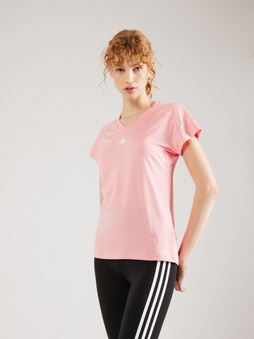 ADIDAS PERFORMANCE Λειτουργικό μπλουζάκι 'Train Essentials' σε ροζ: μπροστά