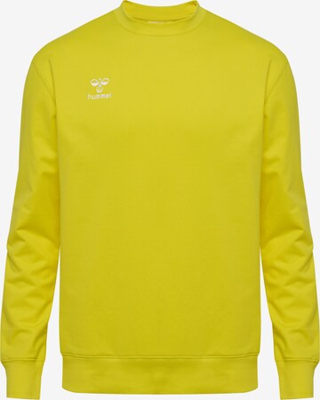 Hummel Athletic Sweatshirt 'GO 2.0' in Yellow: front