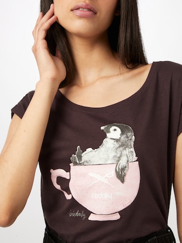 Iriedaily Футболка 'Pingulax Tee' в Коричневый