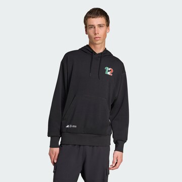 ADIDAS PERFORMANCE Sports sweatshirt 'Mercedes - AMG Petronas Formula One Team Kimi Antonelli' in Black: front
