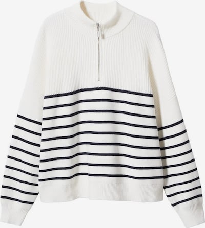 MANGO Sveter 'Rizon' - čierna / biela, Produkt