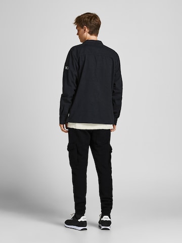 JACK & JONES - Tapered Pantalón cargo 'Gordon' en negro