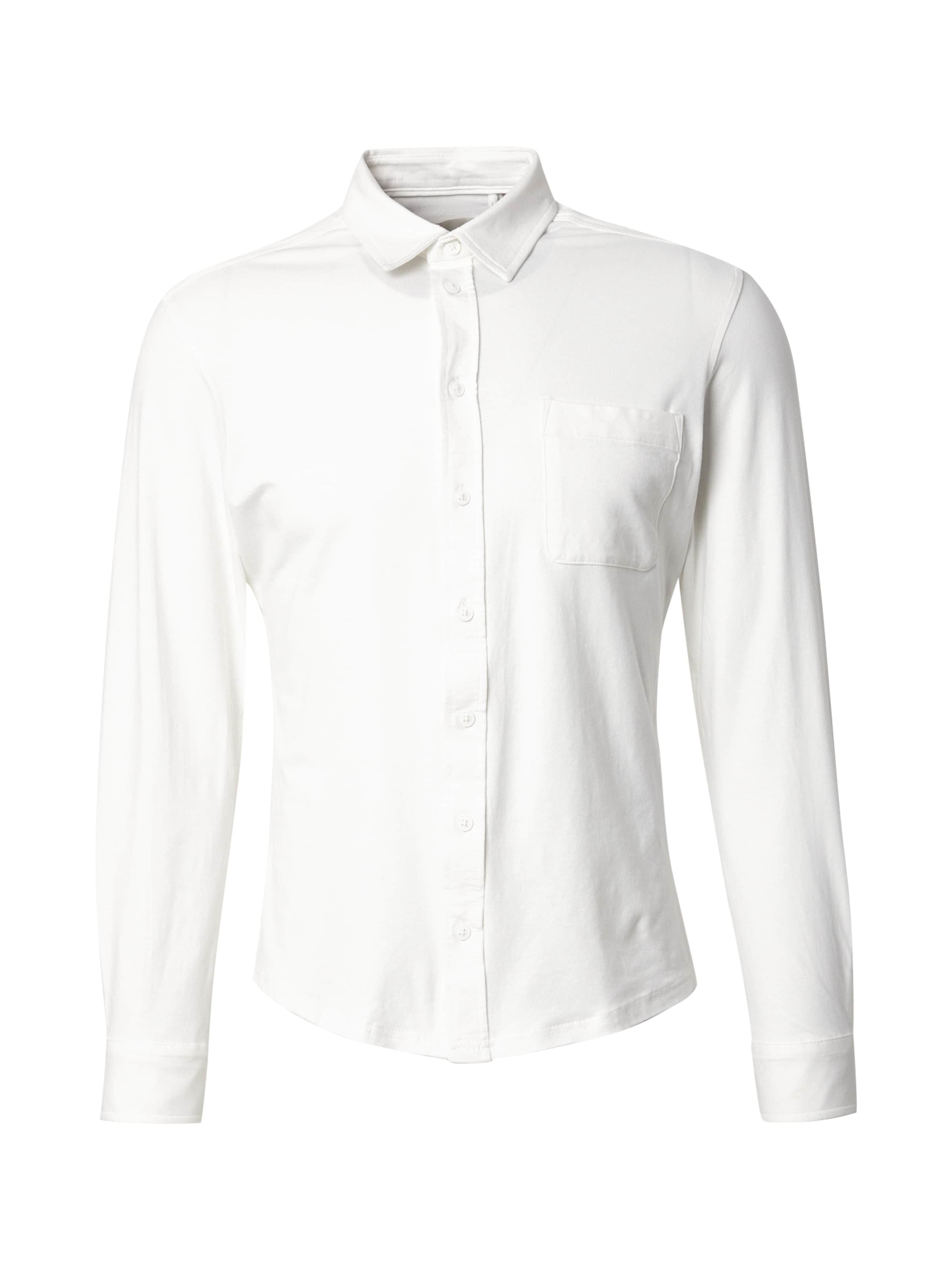 BLEND - Ajuste regular Camisa 'BHALO' en blanco: frente