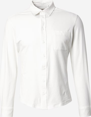 BLEND Regular fit Button Up Shirt 'BHALO' in White: front