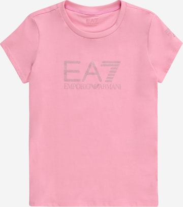 EA7 Emporio Armani Tričko – pink: přední strana