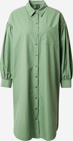 Abito camicia 'HELLA' di VERO MODA in verde: frontale