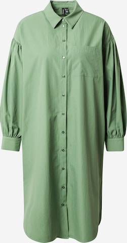 VERO MODA Shirt Dress 'HELLA' in Green: front