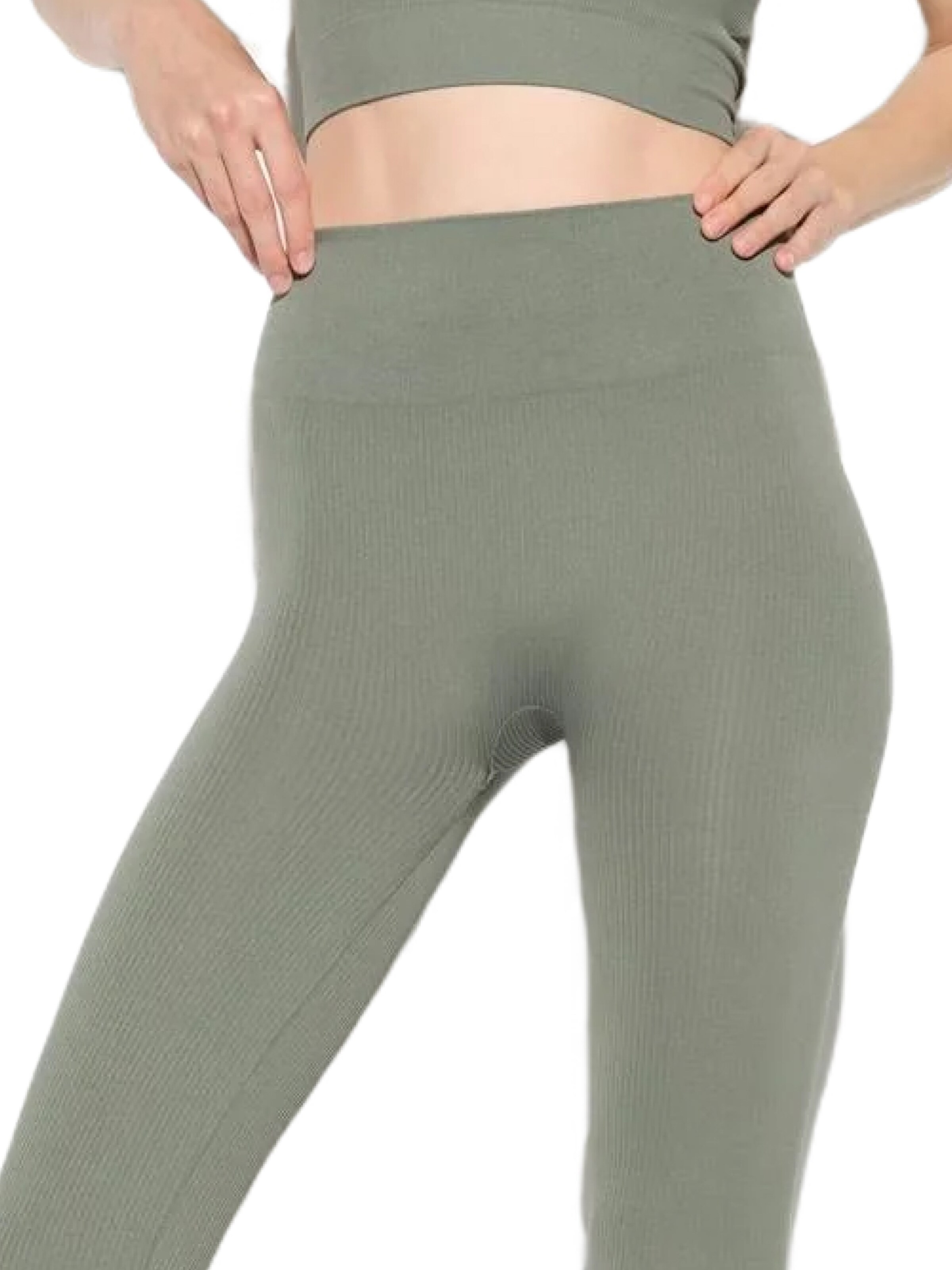 No Matter What Skinny Leggings in Grün