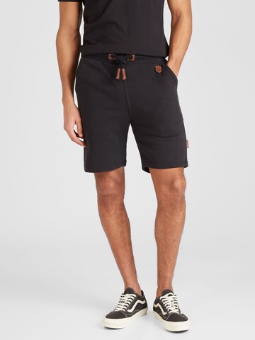 naketano Regular Shorts in Schwarz: predná strana