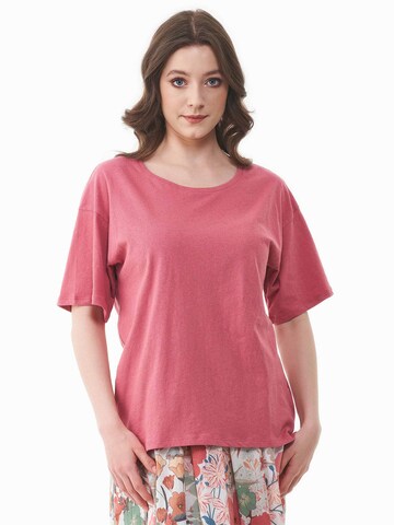 Organication T-Shirt in Rot: Vorderseite