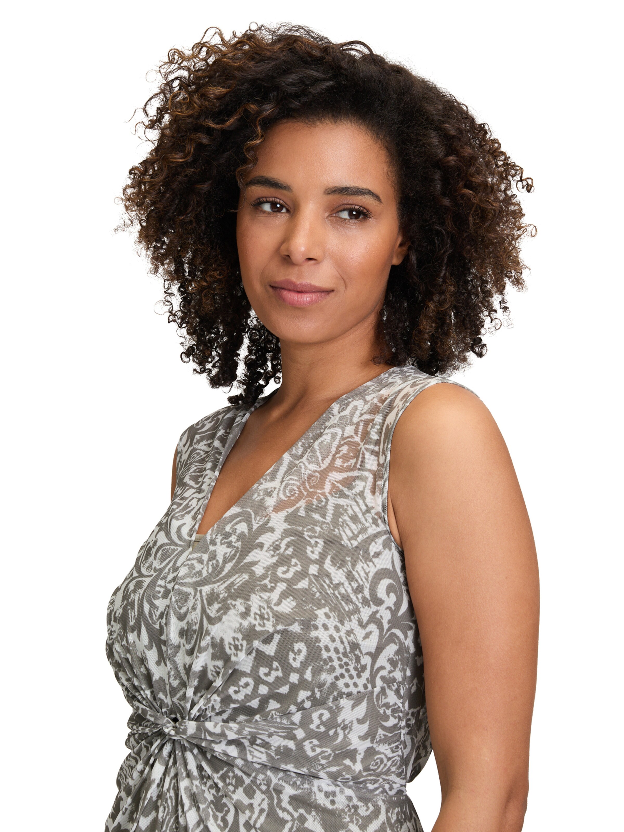 Cartoon Dress in Grey