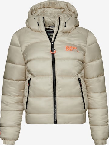 Veste d’hiver Superdry en beige : devant