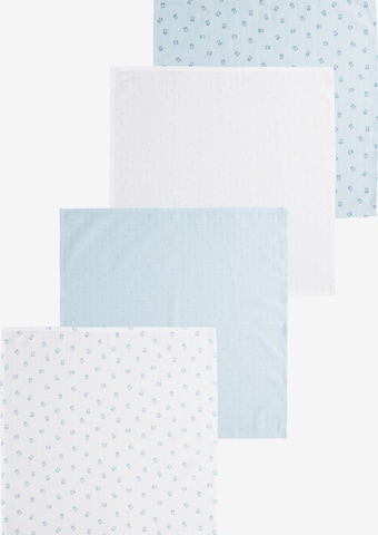 Next Shawl in Blue: front