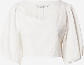 JAN 'N JUNE Blouse in White: front