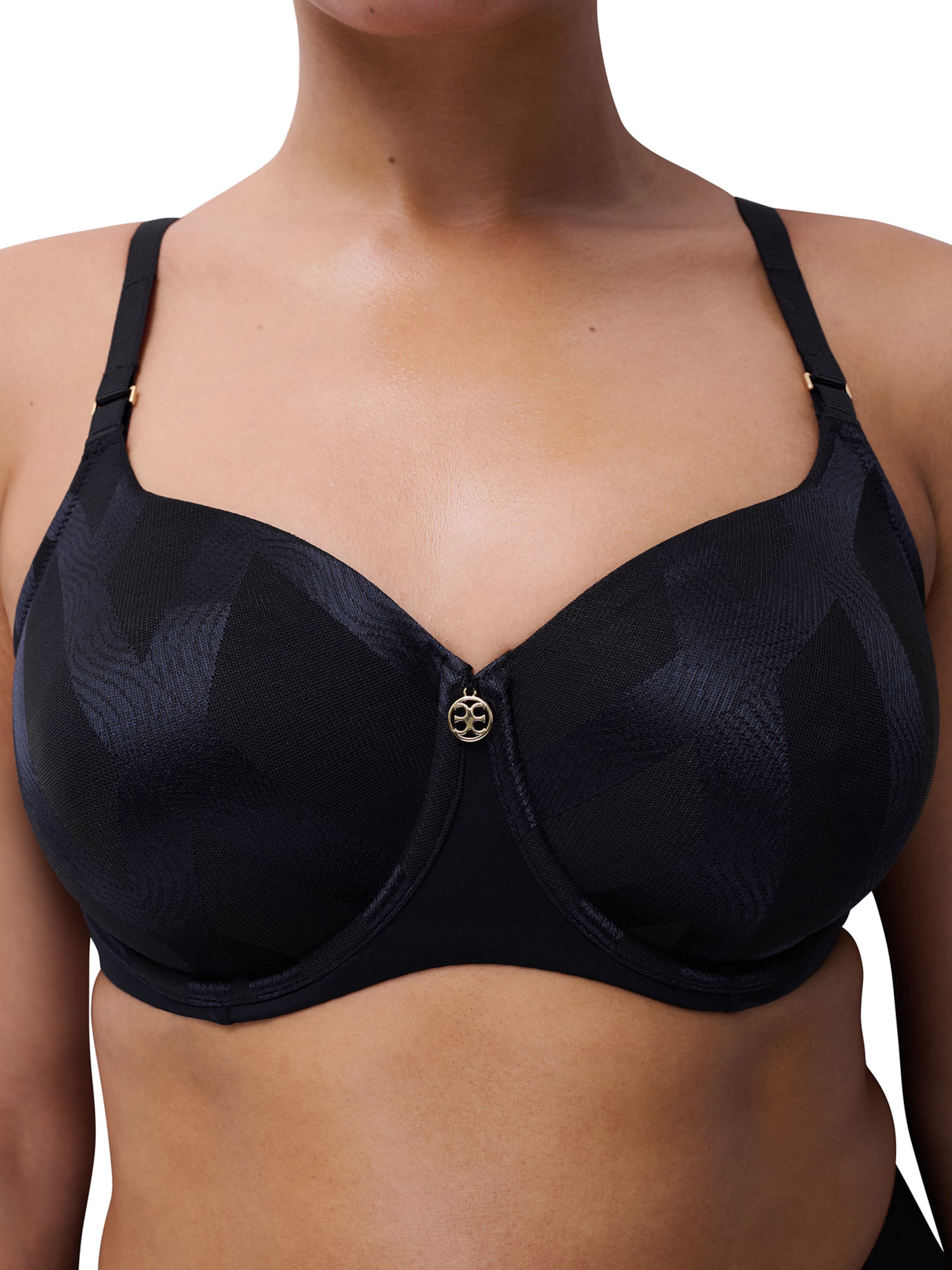 Chantelle Minimiser Bra 'GLAZE' in Black