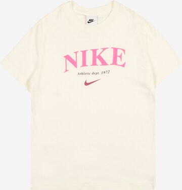 Nike Sportswear T-Shirt in Beige: predná strana