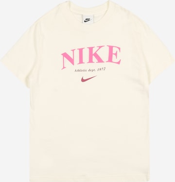 Nike Sportswear Shirt in Beige: front