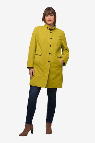 Ulla Popken Between-Seasons Coat in Yellow