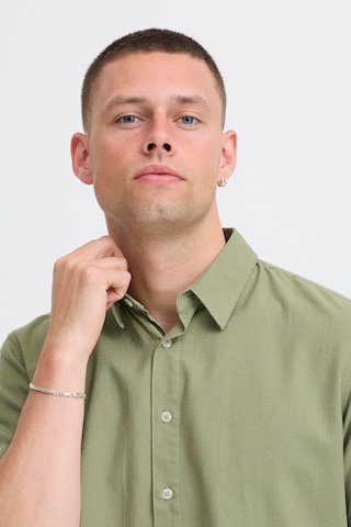 BLEND Regular fit Button Up Shirt 'BHBobby' in Green
