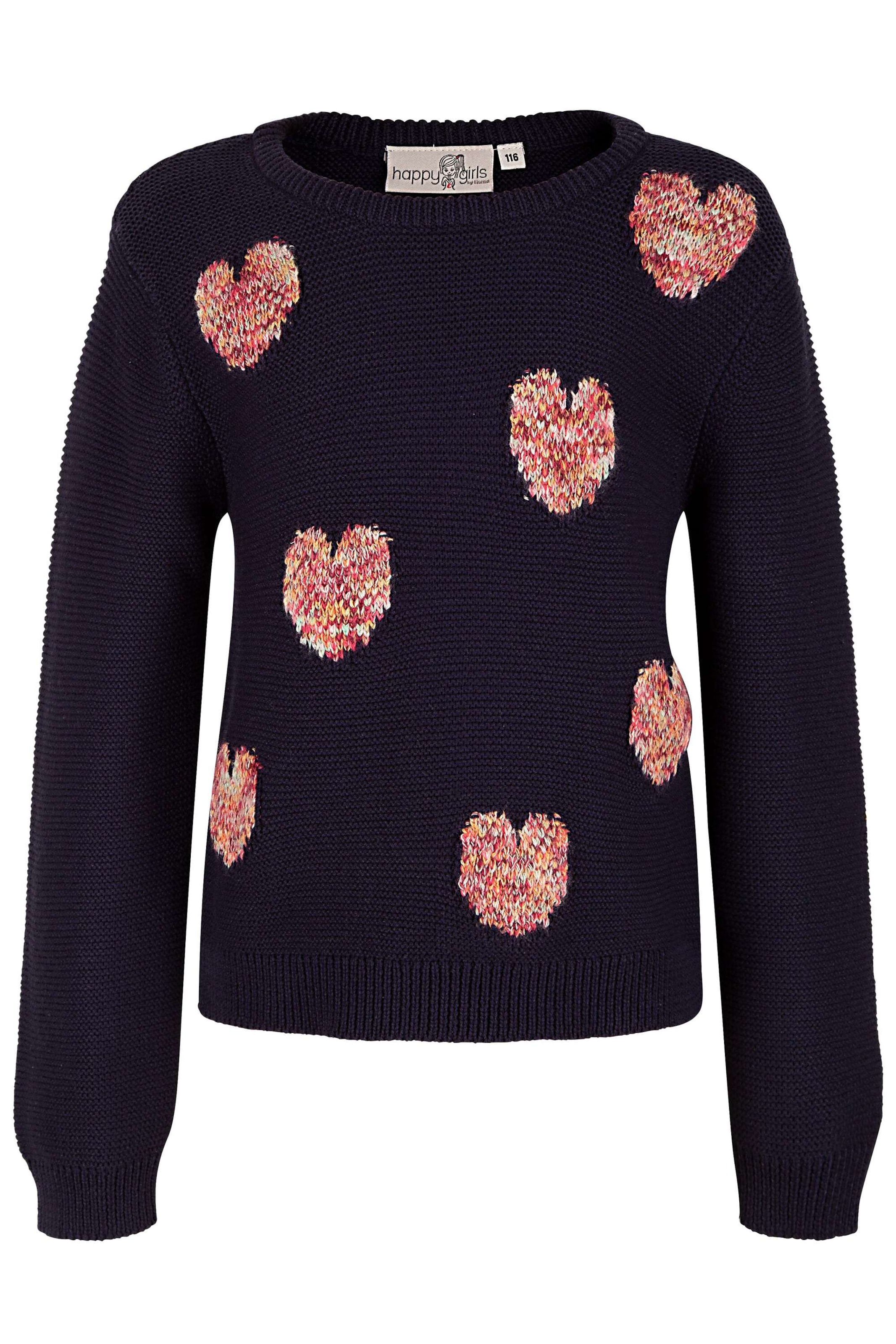 happy girls Πουλόβερ σε μπλε: μπροστά