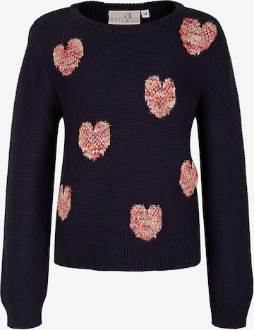 mėlyna happy girls Megztinis: priekis