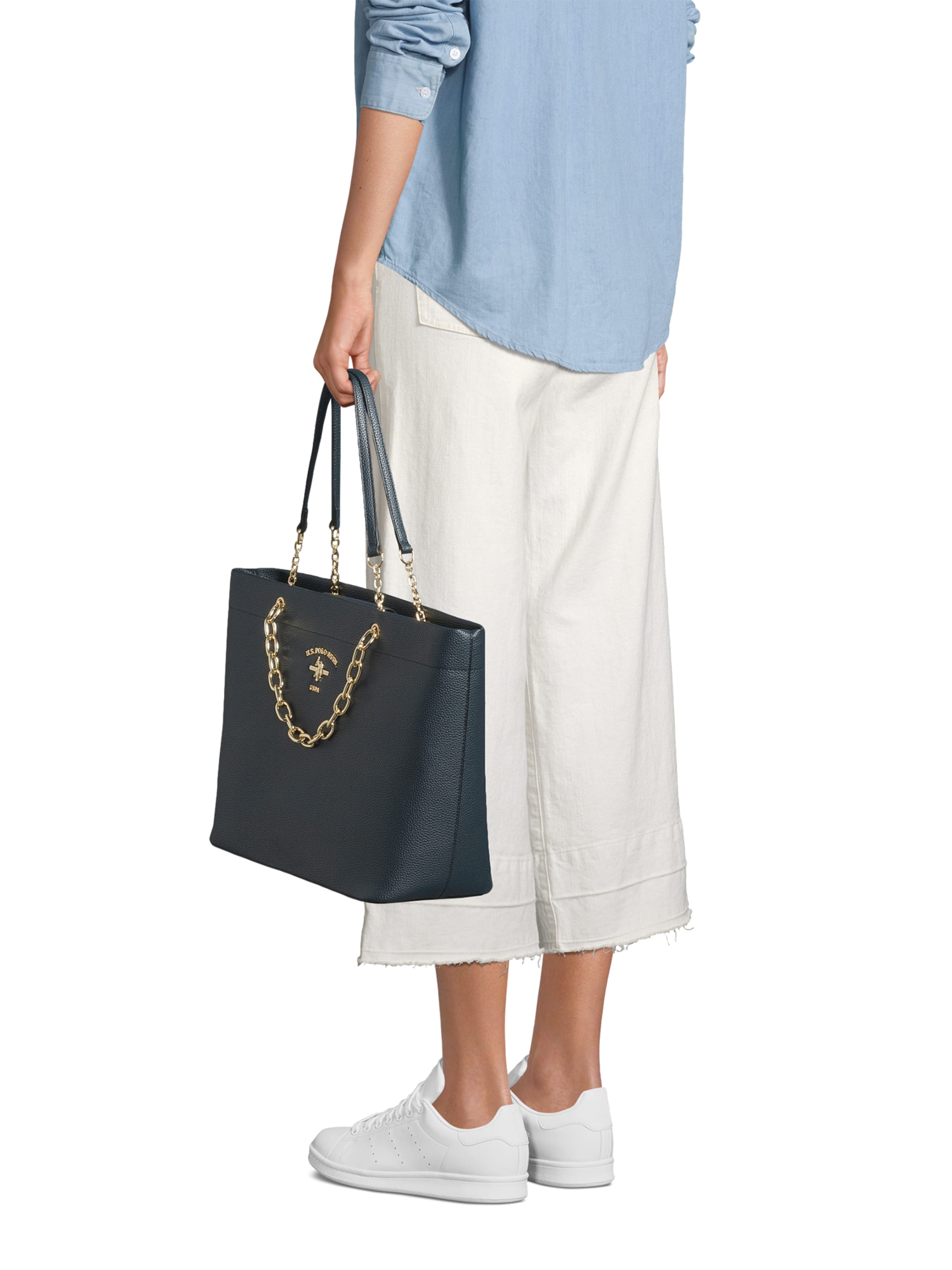 U.S. POLO ASSN. Shopper 'Stanford' in Blue: front