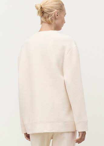 MANGO Strickjacke 'Polen' in Weiß