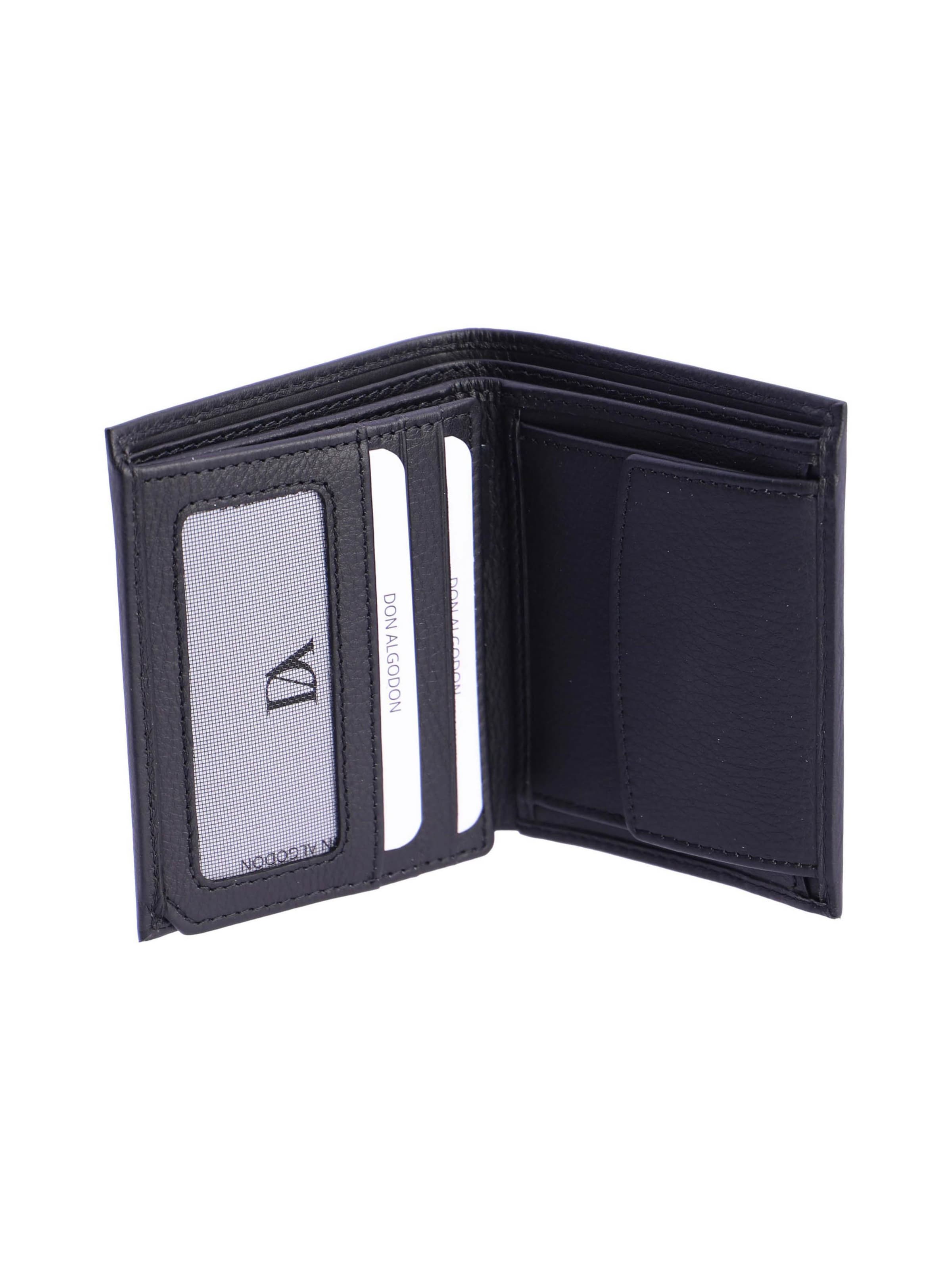 Don Algodon - Cartera 'Cartera para hombre Matteo de piel con protección RFID' en negro
