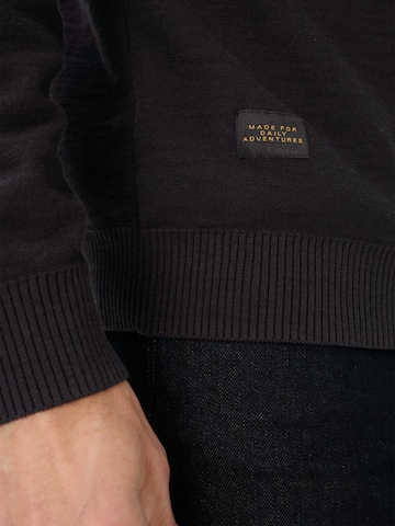 CAMEL ACTIVE Knit Cardigan in Black